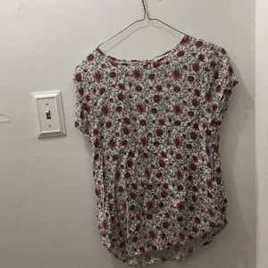 H&M floral basic tee